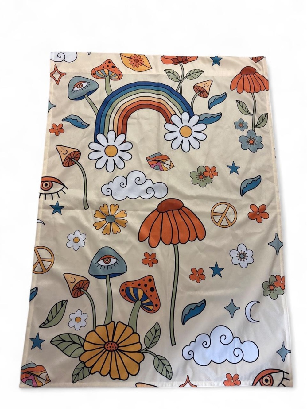 Retro 70s Floral Curtains